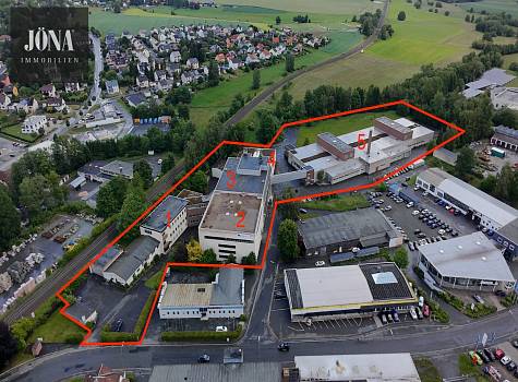 Grundstück – Produktion | Logistik | Lager
Gewerbeareal mit 13.754 m² Nutzfläche auf 27.412 m²