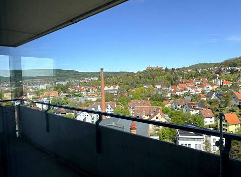 Kernsanierte Penthouse-Wohnung mit Panoramablick in Kulmbach zu vermieten