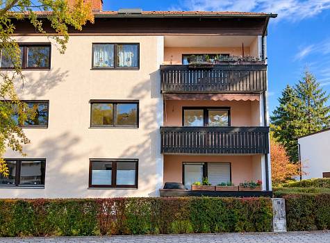 Zentral wohnen - 3-Zimmer-Eigentumswohnung mit Balkon und Garage in Bayreuth - Innenstadtlage
